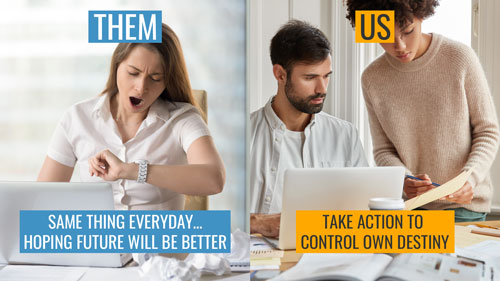 Us vs Them #4 - Same thing every day